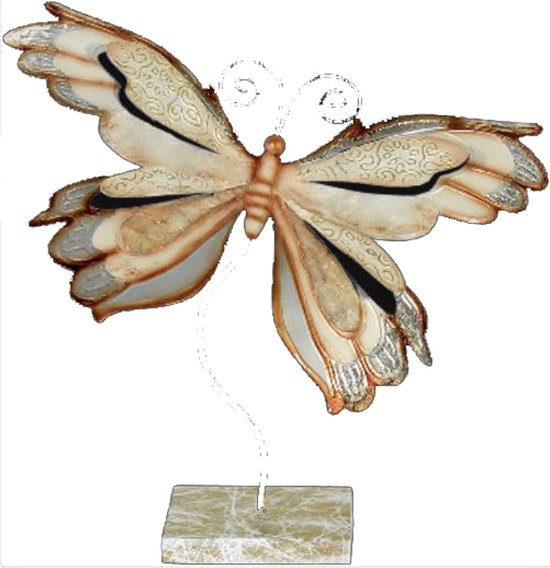AL - Decoratie Vlinder - 24 x 25 cm