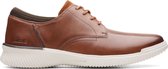 CLARKS Donaway Plain Dark Veterschoen bruin maat 40