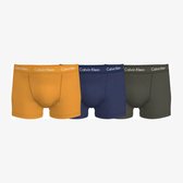 Calvin Klein - Heren - 3-Pack Trunk - Oranje - Blauw - Groen