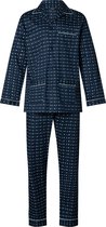 Gentlemen heren pyjama poplin | MAAT 58 | Blocks & dots | marine