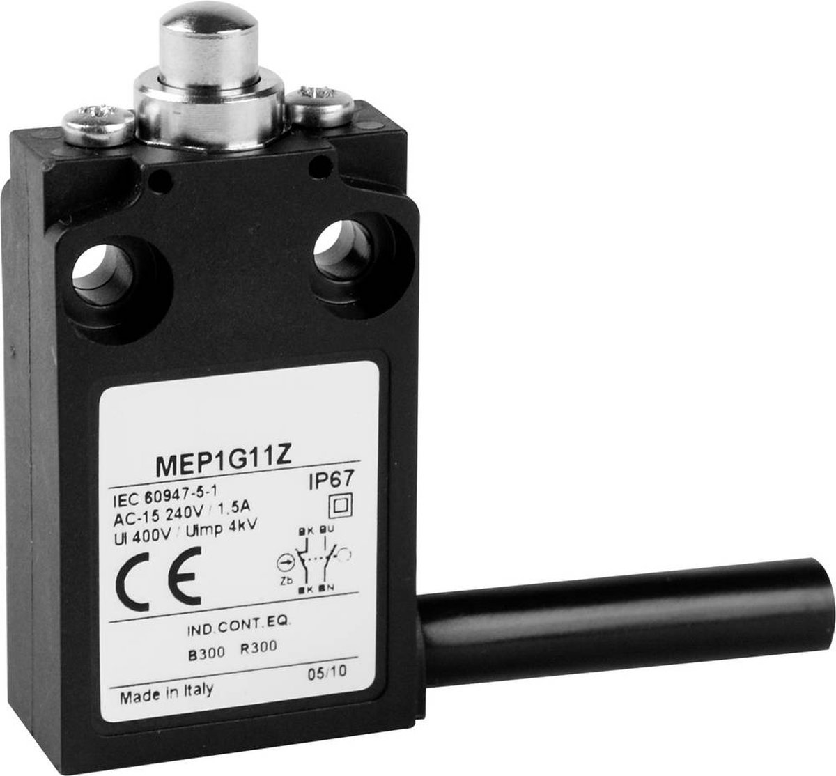 Panasonic MEP1G11Z MEP1G11Z Eindschakelaar 24 V 5 A Plunjer IP67 1 stuk(s)