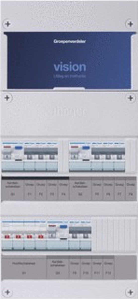 Hager VISION Installatiekast - VKG323L - E2XWC
