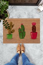 3 Cactus Decoratieve Deurmat