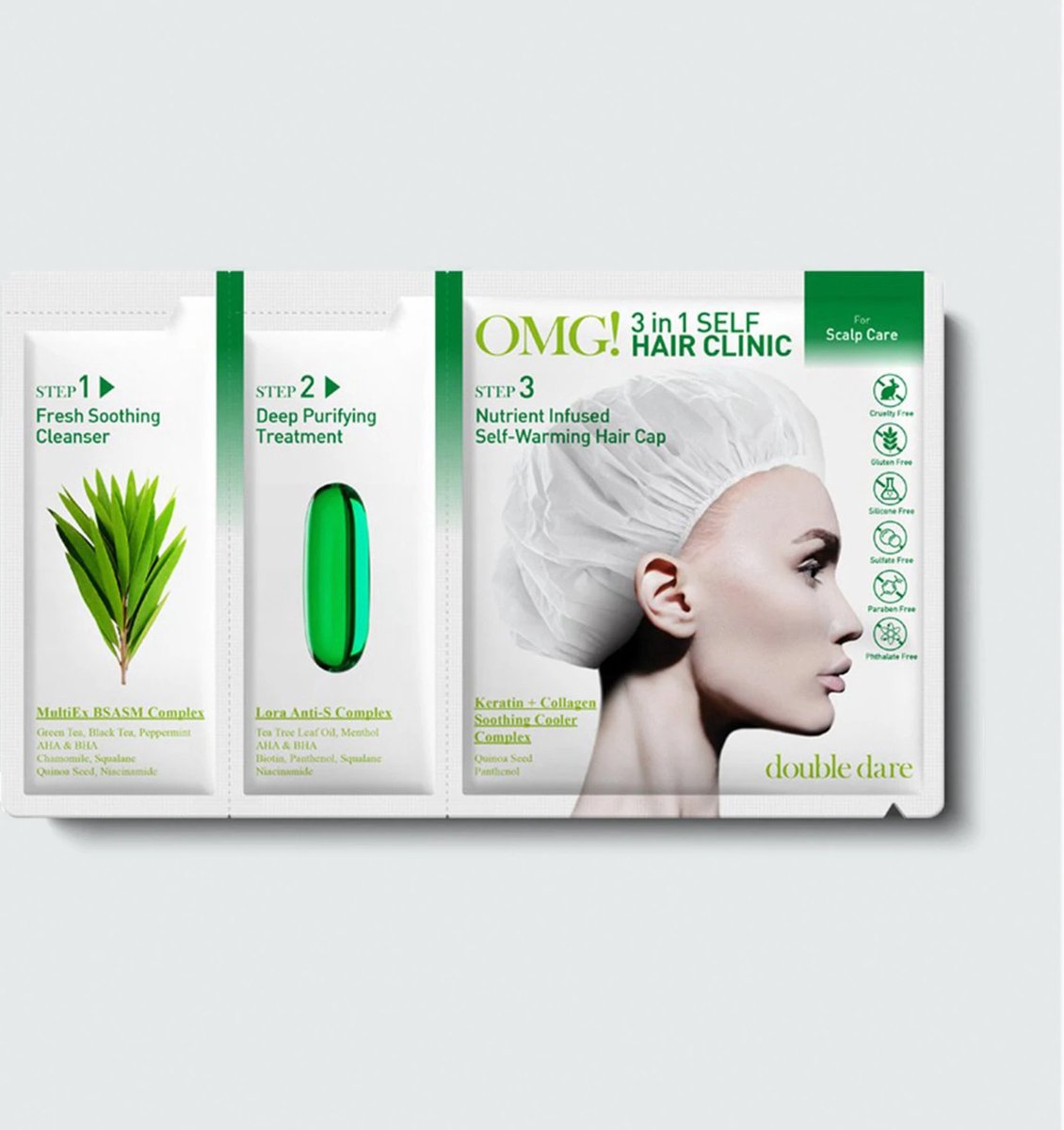 Double Dare Masker OMG! Spa 3 in 1 Self Hair Clinic-For Scalp Care