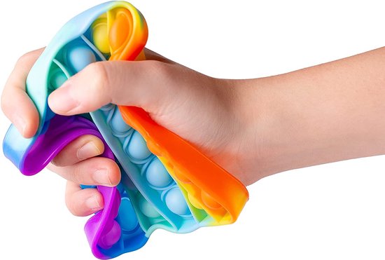 Pop it Jouet Tiktok Fidget Toy Jouet Anti Stress Sensoriel Multicolore Etoile FR 
