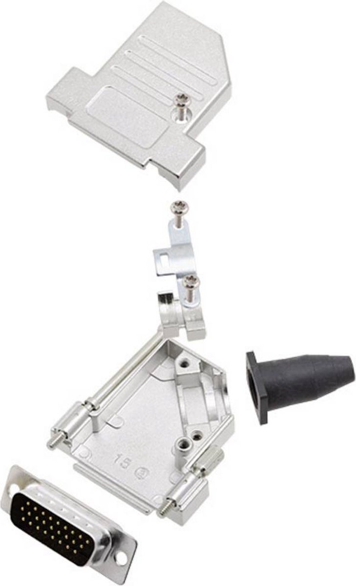 Amphenol L17DTSL15-RG-LJS-S+L717HDA26P D-sub male connectorset 45 ° Aantal polen: 26 Soldeerkelk 1 stuk(s)