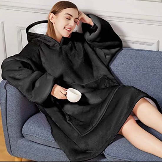 Dames Snuggle Hoodie Ultra Zachte Oversized Hooded Deken Voor Winter