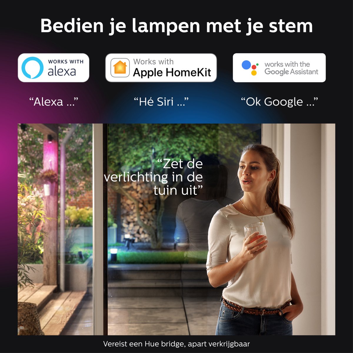 Philips Hue lightstrip outdoor - wit en gekleurd licht - 2m — afbeelding 4