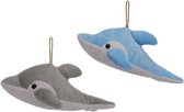 Sunny Toys - 2 gekleurde dofijnen - decoratie - kinderkamer