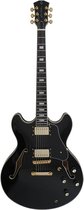 Elektrische gitaar Sire Guitars Archtop H7/BK Black Larry Carlton