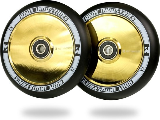 Root Industries Air 110mm Stuntstep Wielen Black / Gold Rush - Root - €69,95