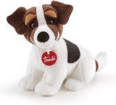 Trudi Classic Knuffel Hond Jack Russel 24 cm - Hoge kwaliteit pluche knuffel - Knuffeldier voor jongens en meisjes - Wit Bruin - 13x19x24 cm maat S