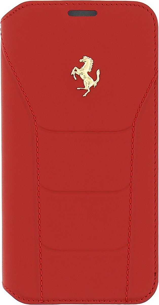 Ferrari 488 Collection Leather Book Case - Geschikt voor Samsung Galaxy S7 - Rood