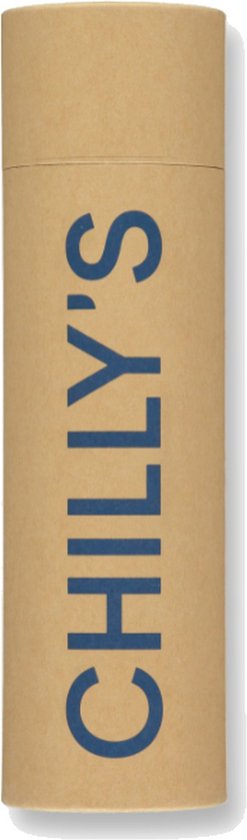 Chilly's Bouteille Thermos 500 ml Matte Edition - Tout Blue - Acier Inoxydable