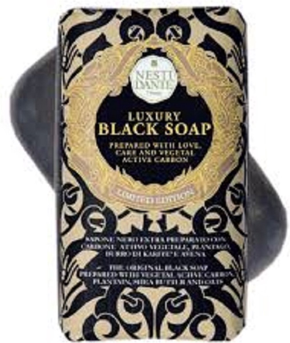 Nesti Dante Luxury Black Soap Handzeep 250 gram