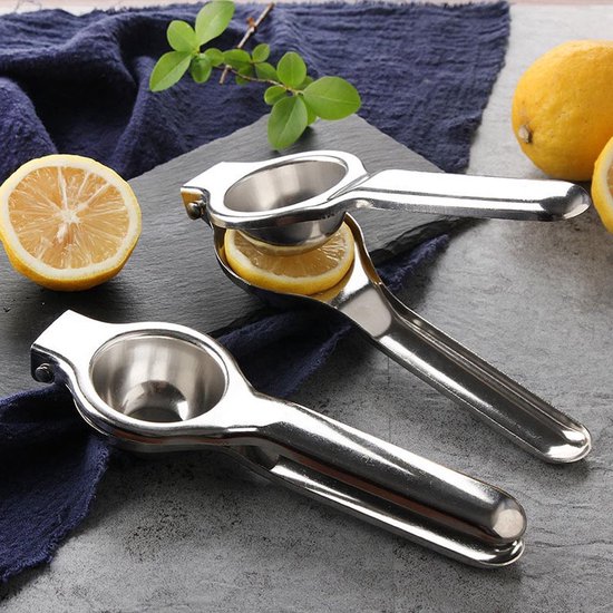 Handmatige Citruspers - RVS - Zilver — afbeelding 3