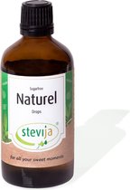 Stevia Vloeibaar Naturel - Flacon stevia: 100 ml