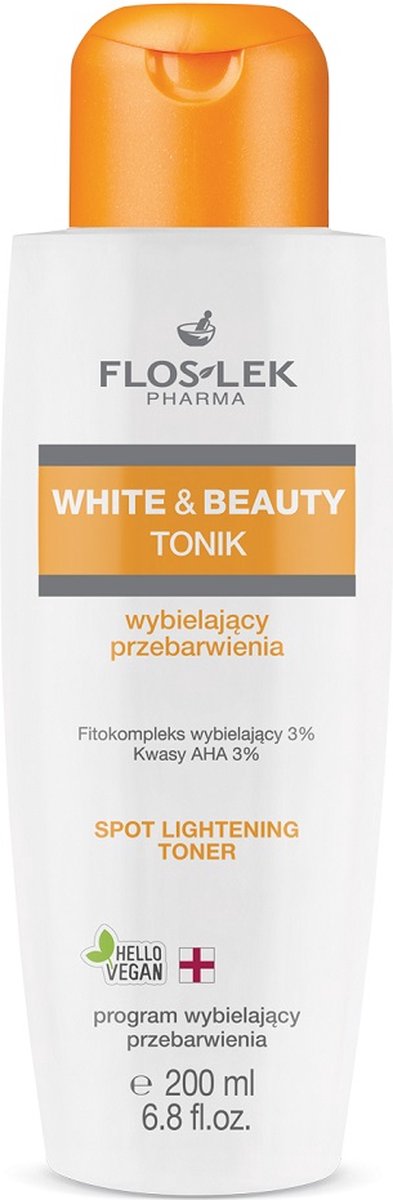 Floslek Whitening Face Tonic | 200 Ml | Cleanses, Evens Skin Colour | Reduces