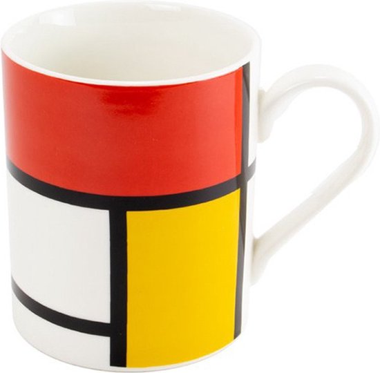 Tasse, Piet Mondrian