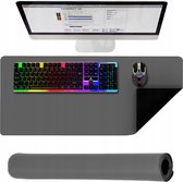 XXL 2-in-1 Bureau Onderlegger Toetsenbord Mat Muismat - Antislip Ergonomische Computer Keyboard Gel Buro Placemat - Bureau Accessoires - Voor Laptop/Muis/Toetsenbord - Gaming Mat Bureaulegger