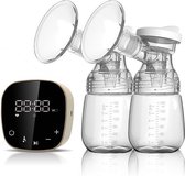 DrPhone BP2 – Automatische Borstkolf Met Accu – BPA Free - Handsfree – Verstelbare Zuigkracht – Superstil – Massagefunctie - Hygiënisch - Wit/Roze