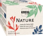 Verf Op Waterbasis - Diverse Kleuren - Kreul Nature - 4x50 ml