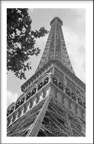 Walljar - Eiffel Tower '35 - Muurdecoratie - Poster met lijst