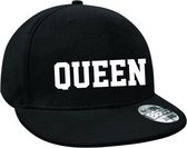 Original Queen Cap Zwart Retro Stijl