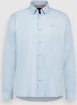 Twinlife Heren Essential - Overhemden - Lichtgewicht - Elastisch - Blauw - 4XL