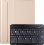Samsung Galaxy Tab A8 2021 Toetsenbord Hoes - Samsung Galaxy Tab A8 2021 Keyboard Case Book Cover Hoesje - Goud