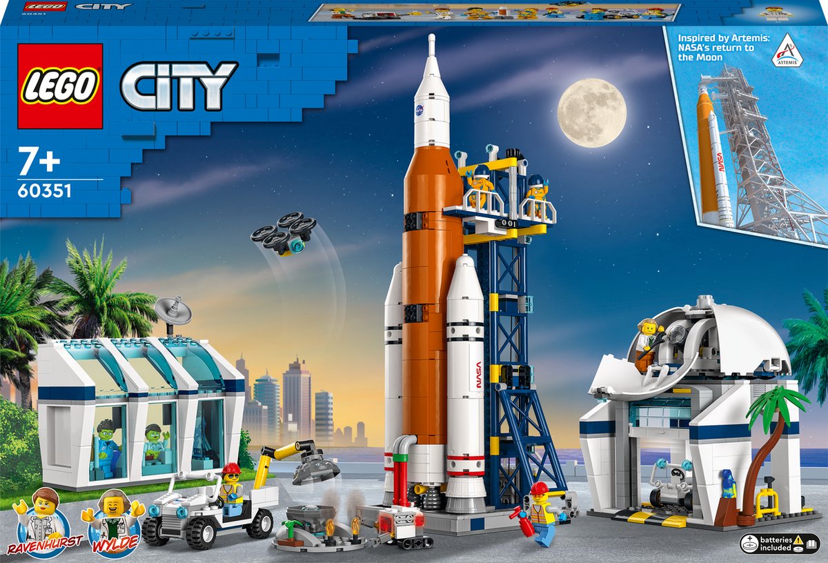 LEGO City Raketlanceerbasis - 60351 | bol.com