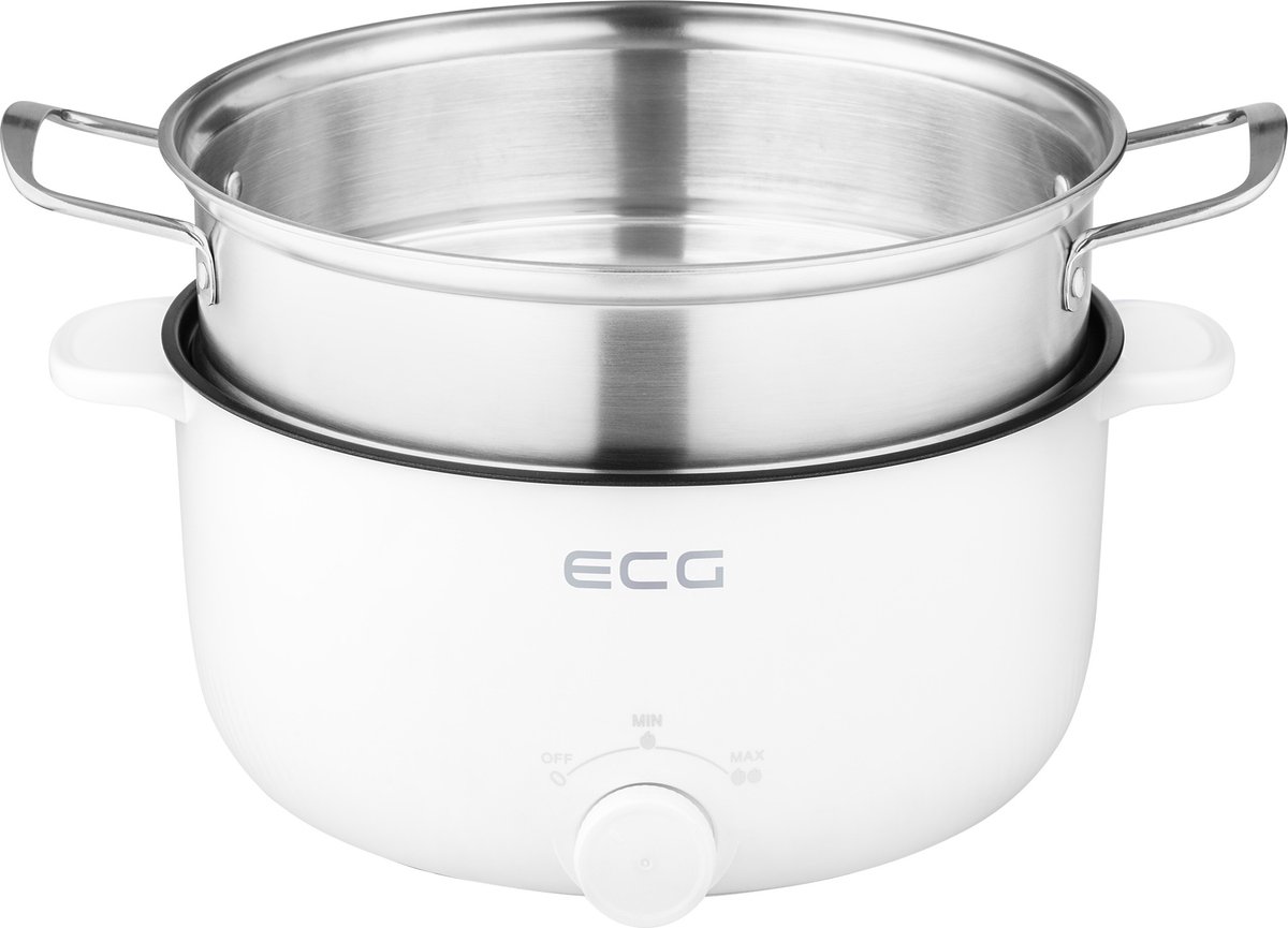 ECG Multicooker 3L 450/900W Wit met Stoomfunctie - afbeelding 2