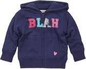 Minoti - Meisjes Hoodie - Navy - Blah - Mt 92