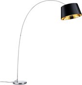 Trio Linz - Vloerlamp  Modern - Chroom - H:210cm - E27 - Voor Binnen - Metaal - Vloerlampen  - Staande lamp - Staande lampen - Woonkamer - Slaapkamer