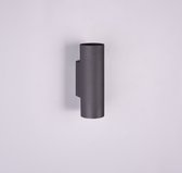 Trio Marley - Wandlamp Industrieel - Zwart - H:18cm  - GU10 - Voor Binnen - Metaal - Wandlampen - Slaapkamer - Woonkamer