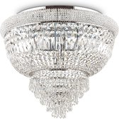 Ideal Lux Dubai - Plafondlamp Modern - Chroom  - H:44cm - E14 - Voor Binnen - Metaal - Plafondlampen - Slaapkamer - Kinderkamer - Woonkamer - Plafonnieres