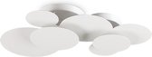 Ideal Lux Cloud - Plafondlamp Modern - Wit  - H:13cm - Universeel - Voor Binnen - Metaal - Plafondlampen - Slaapkamer - Kinderkamer - Woonkamer - Plafonnieres