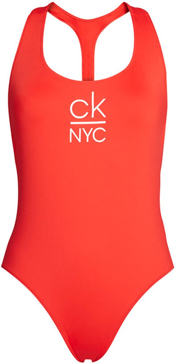 Calvin Klein CK - Badpak Racer Back - Red rood