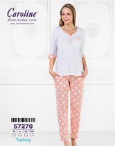 Caroline Dames PyjamaSet- Home Sleep Wear-%95 Viscose-Hoge Kwaliteit- Maat L