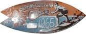 Surfing Company California Since 1956 Metalen Bord Met Reliëf - 45 x 18 cm
