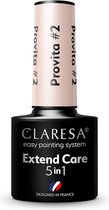 Claresa Extend Care 5in1 Provita #2 - 5ml. - Nude - Glanzend - Top en/of basecoat