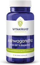 Vitakruid - Ashwagandha KSM-66  bioperine - 60 vegicaps