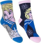 Frozen - Badstof Anti slip - sokken - 2 paar - maat 23-26
