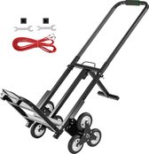 Vevor® Trappen Klimber - Steekwagen - Opvouwbare Steekwagen - Trolley Met Verstelbare Handgreep - Hoge Gewicht Capaciteit - Handig En Stevig