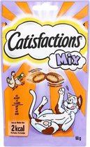 Catisfactions Kattensnoepjes - Mix - Kip/Eend - Kattensnack - 60 g