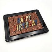 Verjaardag Chocolade Puzzelkaart | 18 stukjes | 150gr | Melk | Chocoladecadeau | Verjaardag chocola | Chocolade cadeau