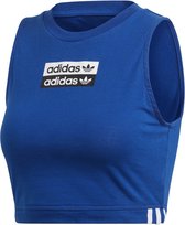 adidas Originals Crop Tank longshoreman Vrouw Blauwe 36