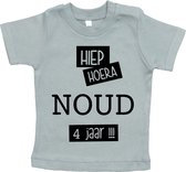 Hiep hoera Naam en Leeftijd -  Strijkapplicatie Verjaardag shirt zelf maken !!