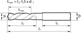 TCE - VHM Spiraalboor - SCD 51100-0700-HA