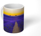 Mok - Frankrijk - Lavendel - Kleuren - 350 ML - Beker - Uitdeelcadeautjes